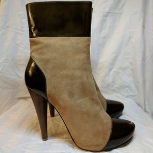 Gabriella Rocha Sienna Leather/Suede Heel Boots